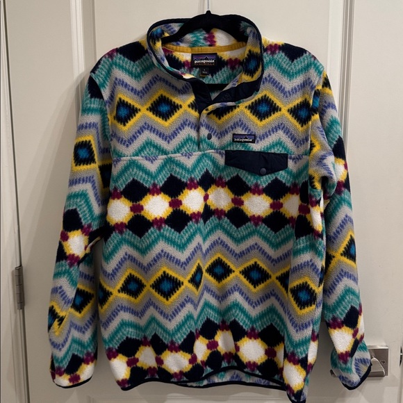 Patagonia Vintage Lightweight Synchilla Snap-T Pullover Large Fleece - Picture 3 of 8